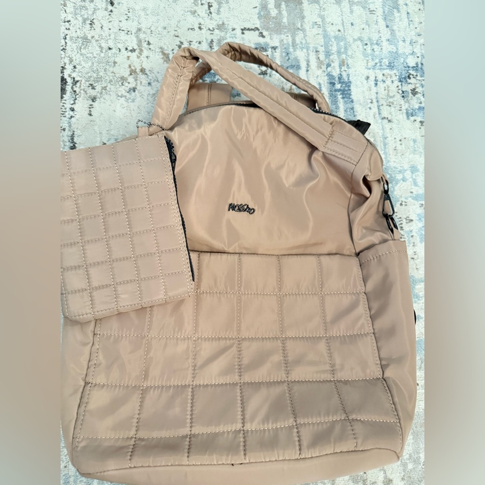 Mossimo Tan Quilted Women's Backpack NWOT